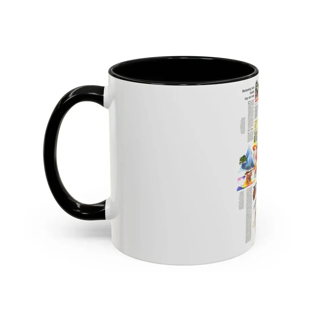 USA - Mid-Atlantic States 2 (1976) (Map) Accent Coffee Mug - Go Mug Yourself