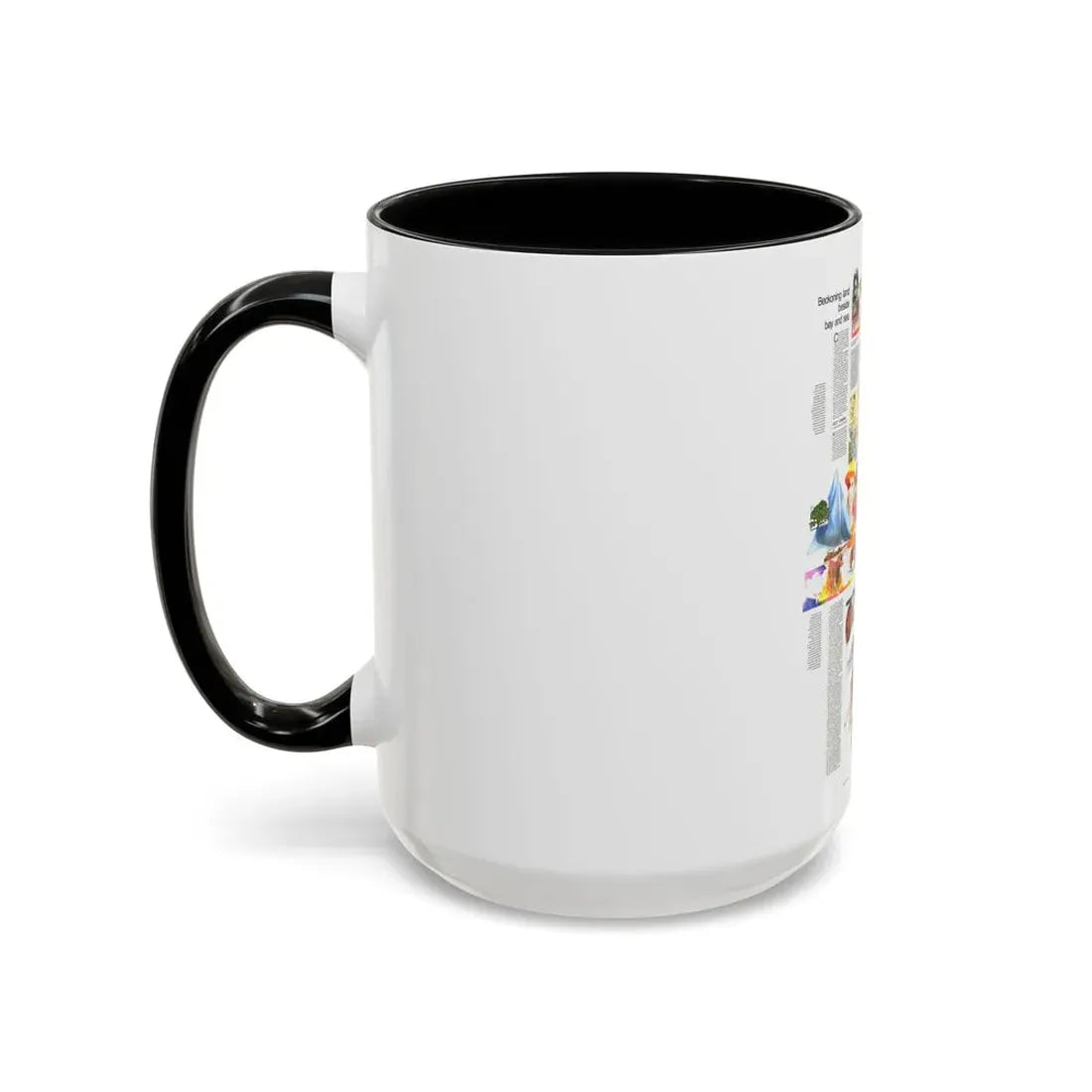 USA - Mid-Atlantic States 2 (1976) (Map) Accent Coffee Mug - Go Mug Yourself