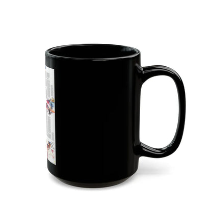 USA - Mid-Atlantic States 2 (1976) (Map) Black Coffee Mug-Go Mug Yourself