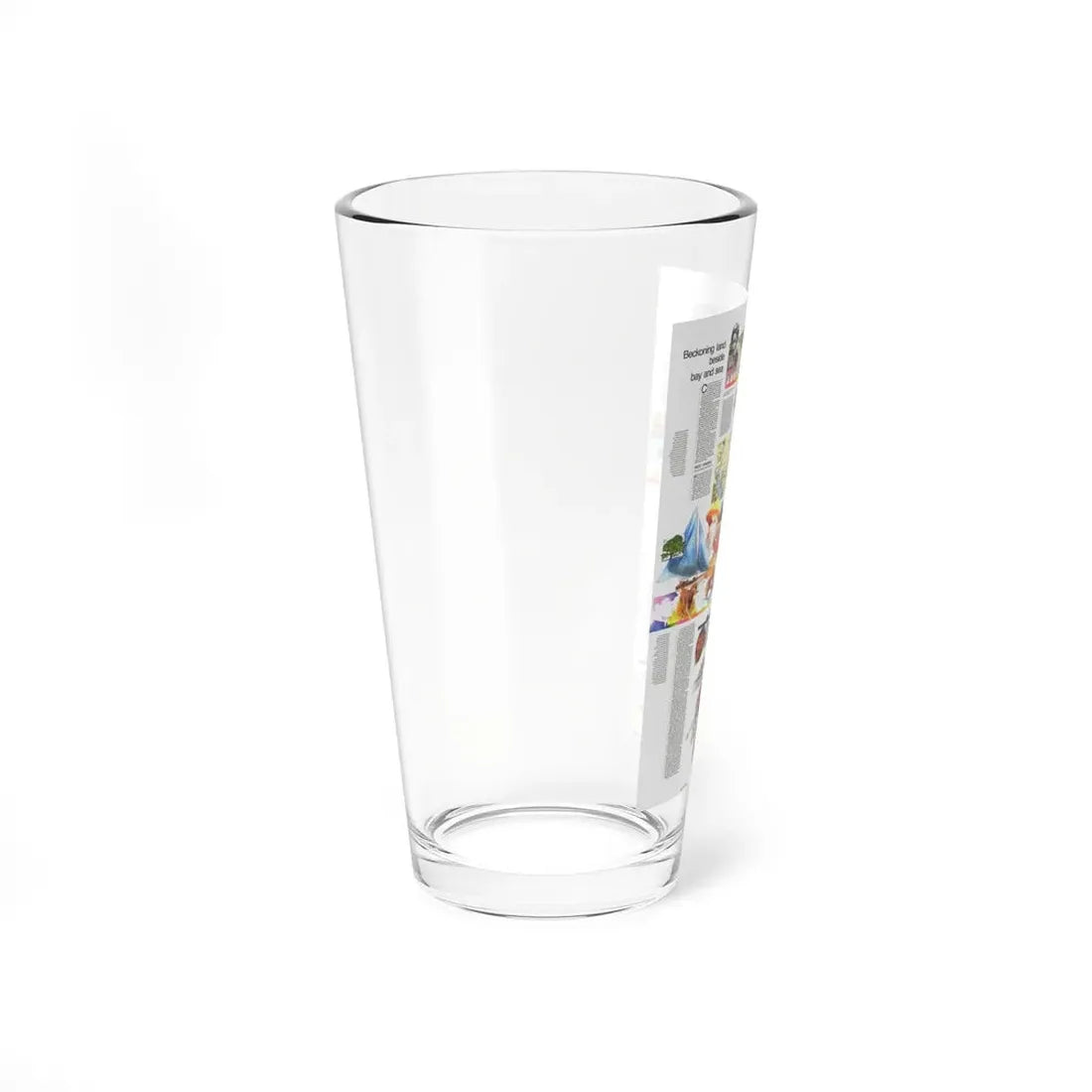 USA - Mid-Atlantic States 2 (1976) (Map) Pint Glass 16oz - Go Mug Yourself