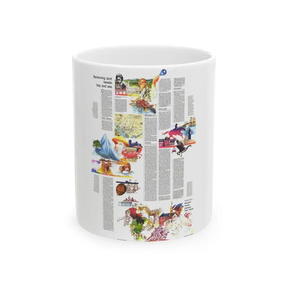 USA - Mid-Atlantic States 2 (1976) (Map) White Coffee Mug 11oz - Go Mug Yourself