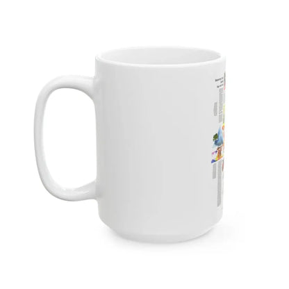 USA - Mid-Atlantic States 2 (1976) (Map) White Coffee Mug - Go Mug Yourself