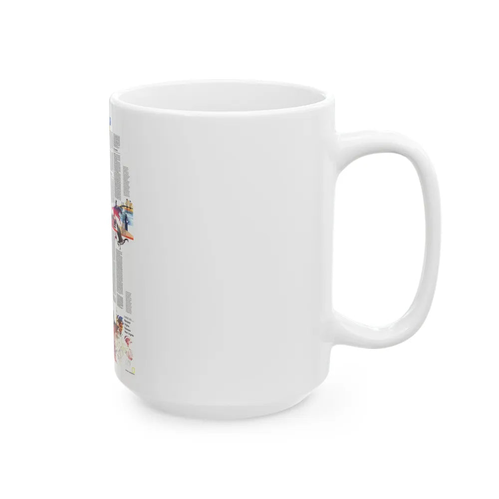 USA - Mid-Atlantic States 2 (1976) (Map) White Coffee Mug-Go Mug Yourself