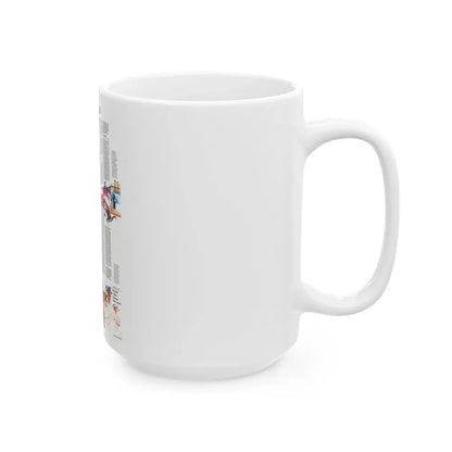 USA - Mid-Atlantic States 2 (1976) (Map) White Coffee Mug - Go Mug Yourself
