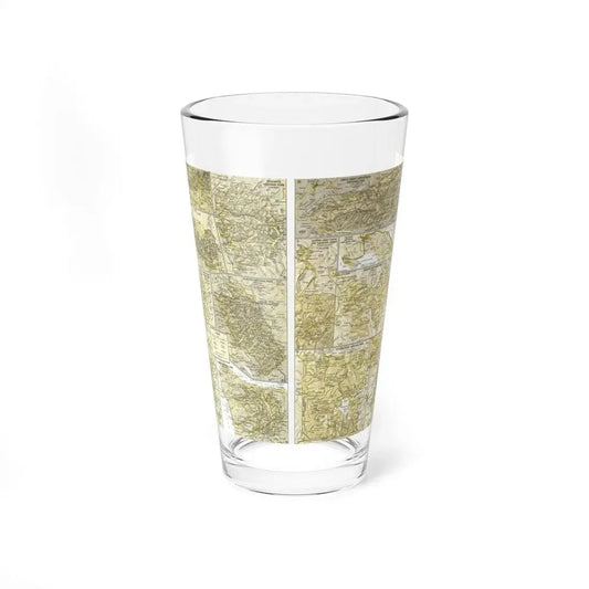 USA - National Parks and Historic Sites 2 (1958) (Map) Pint Glass 16oz 16oz - Go Mug Yourself