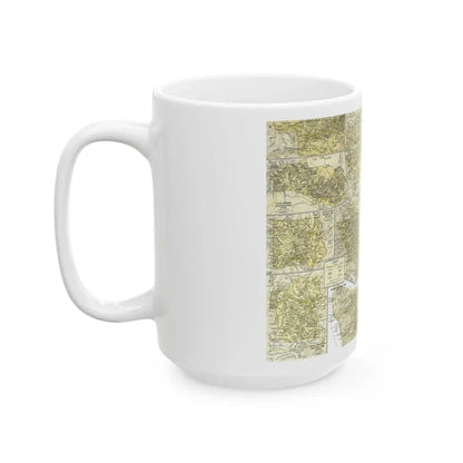 USA - National Parks and Historic Sites 2 (1958) (Map) White Coffee Mug - Go Mug Yourself