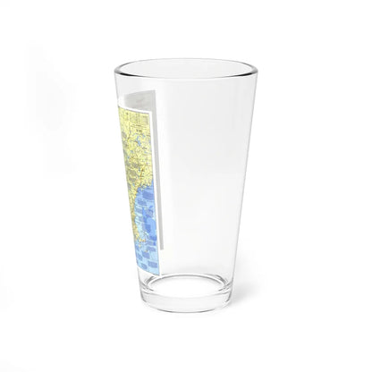 USA - New England 1 (1987) (Map) Pint Glass 16oz-Go Mug Yourself