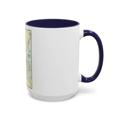 USA - New England (1955) (Map) Accent Coffee Mug - Go Mug Yourself