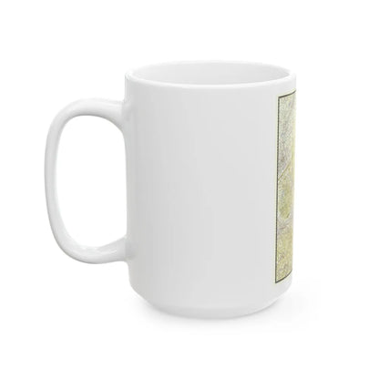 USA - New England (1955) (Map) White Coffee Mug-Go Mug Yourself