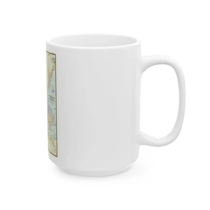 USA - New England (1955) (Map) White Coffee Mug - Go Mug Yourself