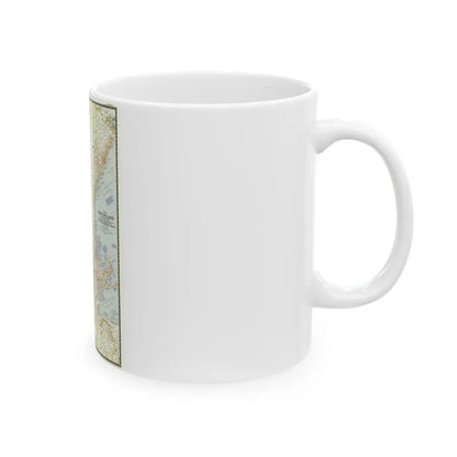 USA - New England (1955) (Map) White Coffee Mug - Go Mug Yourself