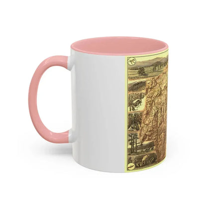 USA - New Hampshire's White Mountains (1937) (Map) Accent Coffee Mug - Go Mug Yourself