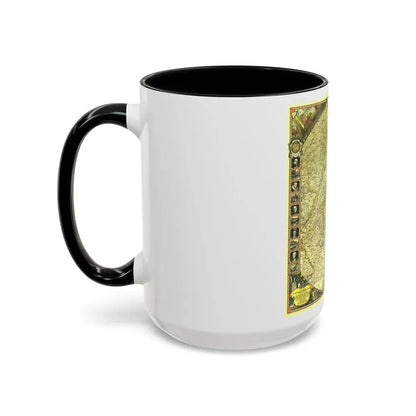 USA - New York City (1939) (Map) Accent Coffee Mug - Go Mug Yourself