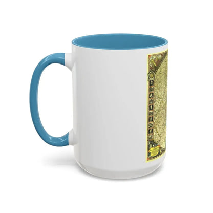 USA - New York City (1939) (Map) Accent Coffee Mug - Go Mug Yourself