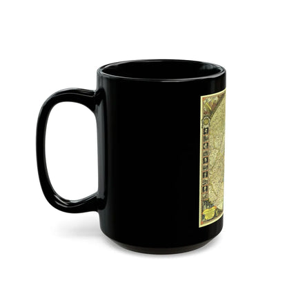 USA - New York City (1939) (Map) Black Coffee Mug-Go Mug Yourself