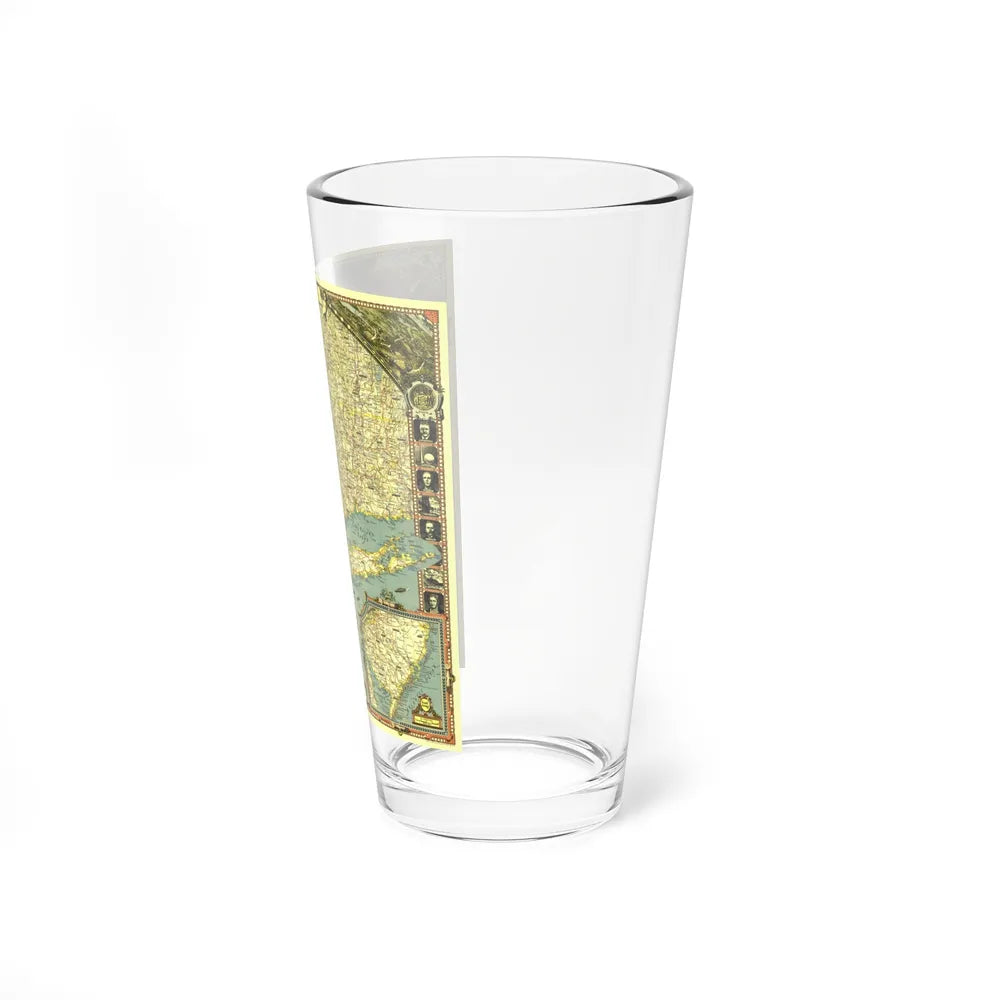 USA - New York City (1939) (Map) Pint Glass 16oz-Go Mug Yourself