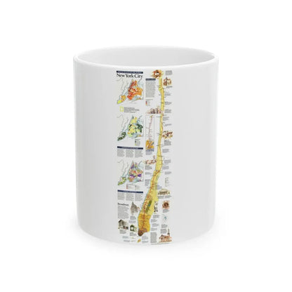 USA - New York City (1999) (Map) White Coffee Mug 11oz - Go Mug Yourself