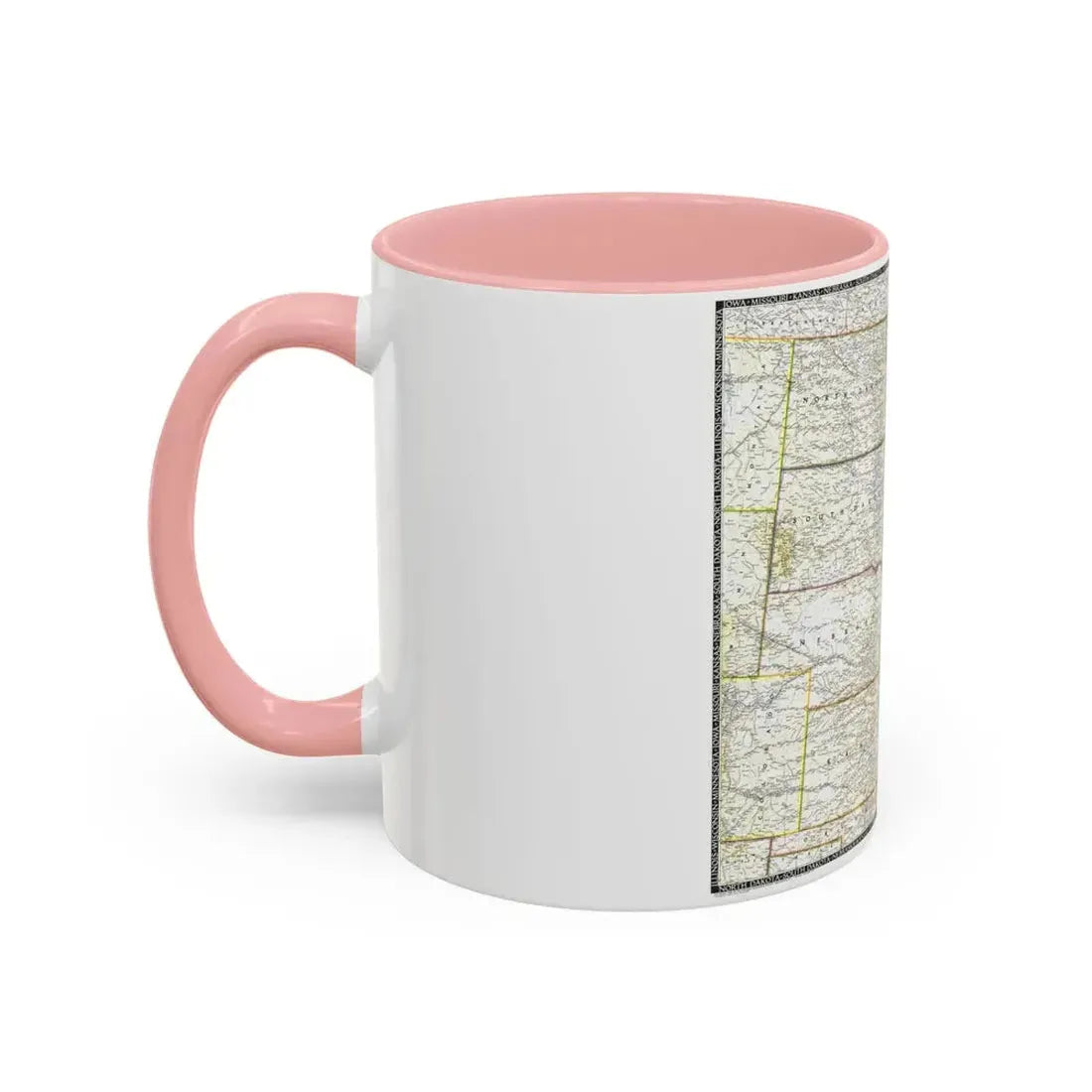 USA - North Central (1948) (Map) Accent Coffee Mug - Go Mug Yourself