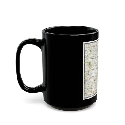 USA - North Central (1948) (Map) Black Coffee Mug-Go Mug Yourself