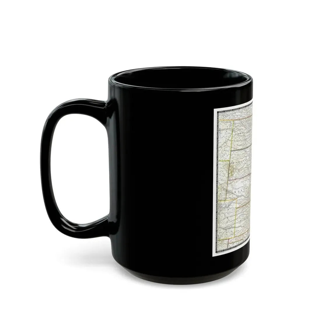 USA - North Central (1948) (Map) Black Coffee Mug - Go Mug Yourself
