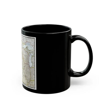 USA - North Central (1948) (Map) Black Coffee Mug - Go Mug Yourself