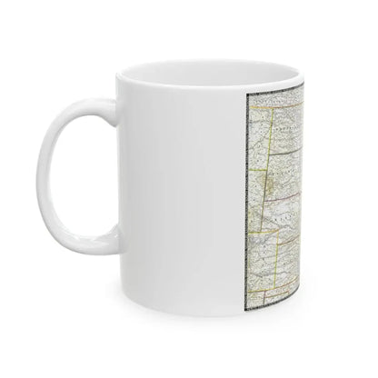 USA - North Central (1948) (Map) White Coffee Mug - Go Mug Yourself