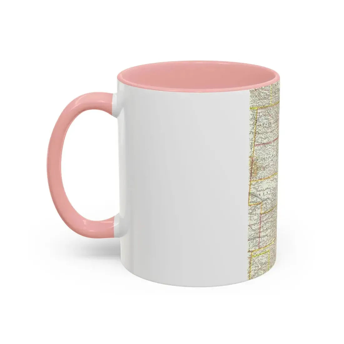 USA - North Central (1958) (Map) Accent Coffee Mug - Go Mug Yourself