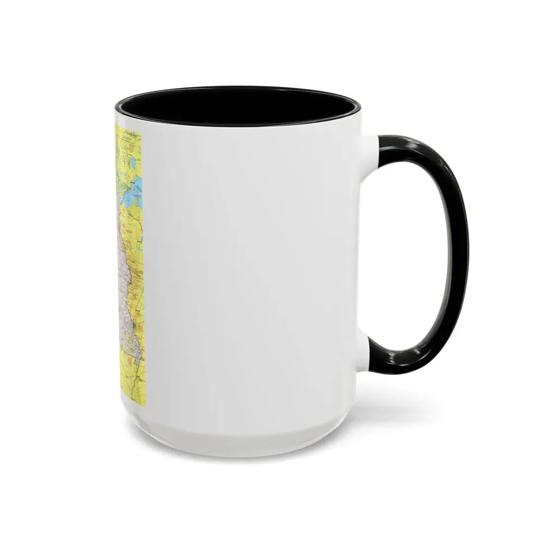USA - North Central States 1 (1974) (Map) Accent Coffee Mug - Go Mug Yourself