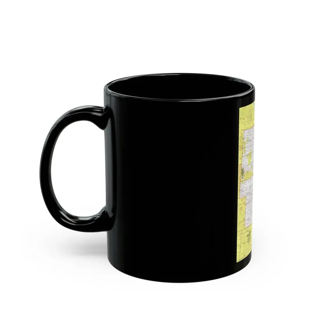 USA - North Central States 1 (1974) (Map) Black Coffee Mug - Go Mug Yourself