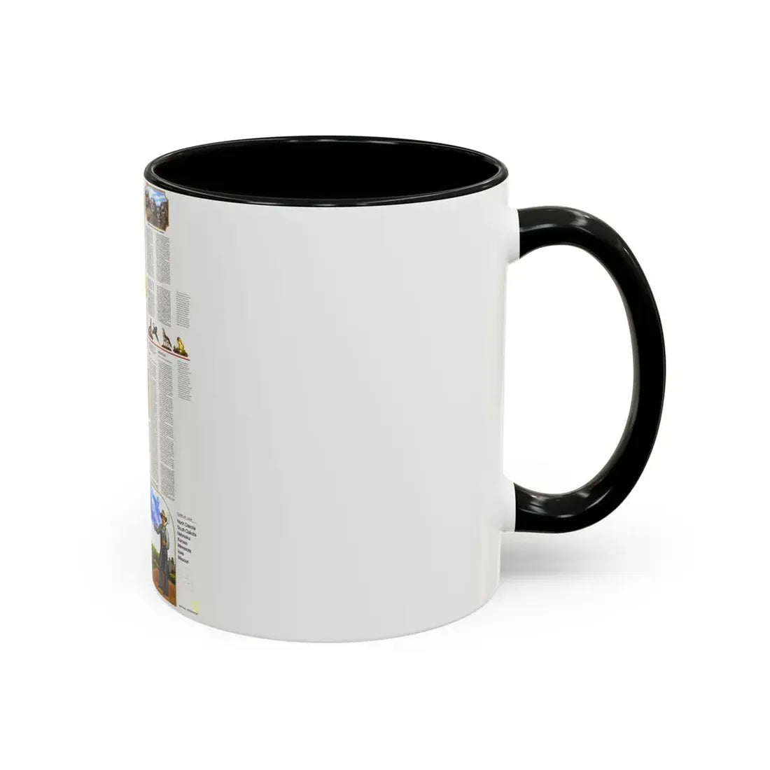 USA - North Central States 2 (1974) (Map) Accent Coffee Mug - Go Mug Yourself