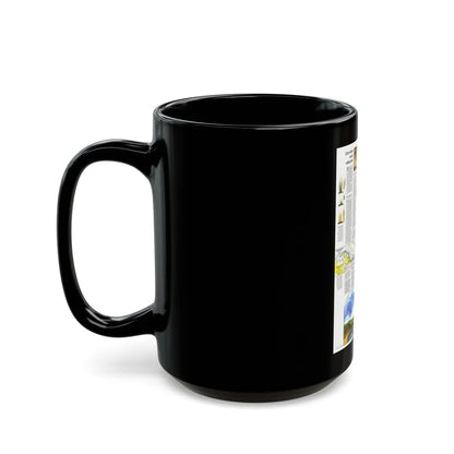 USA - North Central States 2 (1974) (Map) Black Coffee Mug-Go Mug Yourself