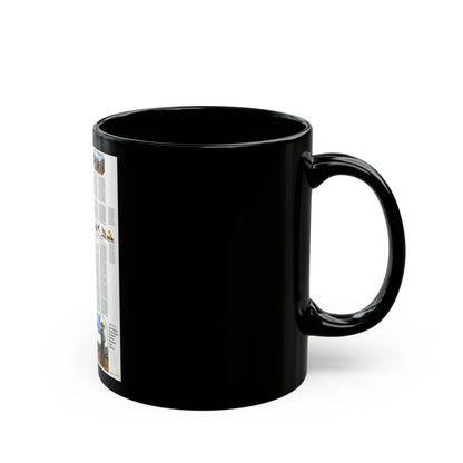 USA - North Central States 2 (1974) (Map) Black Coffee Mug-Go Mug Yourself