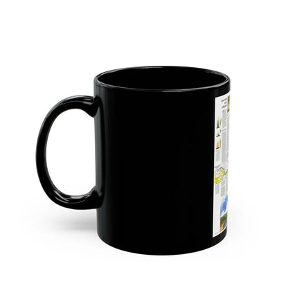 USA - North Central States 2 (1974) (Map) Black Coffee Mug-Go Mug Yourself