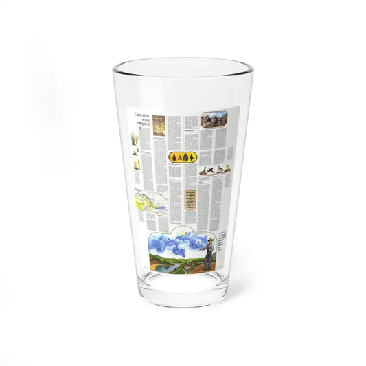USA - North Central States 2 (1974) (Map) Pint Glass 16oz 16oz - Go Mug Yourself