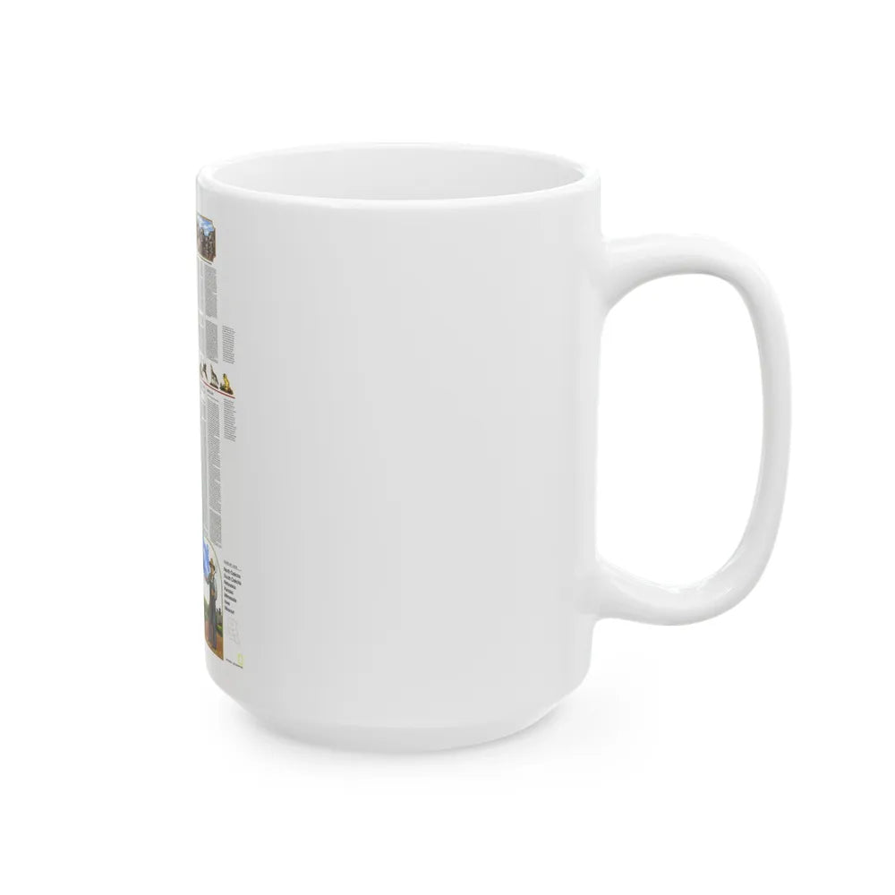 USA - North Central States 2 (1974) (Map) White Coffee Mug-Go Mug Yourself