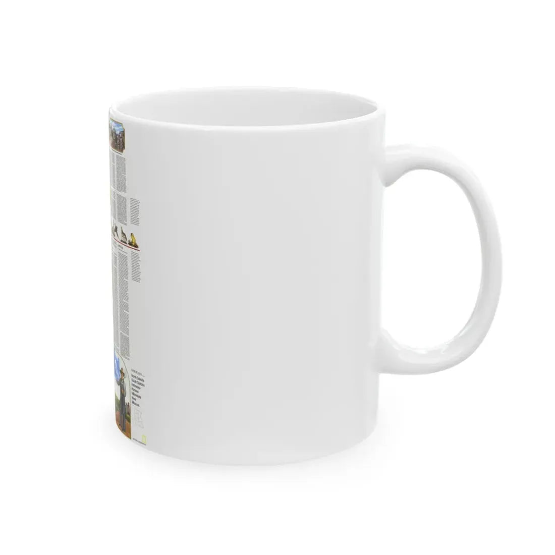 USA - North Central States 2 (1974) (Map) White Coffee Mug - Go Mug Yourself