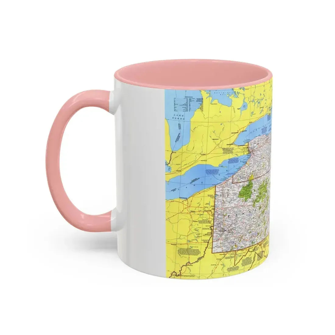 USA - Northeast 1 (1978) (Map) Accent Coffee Mug - Go Mug Yourself