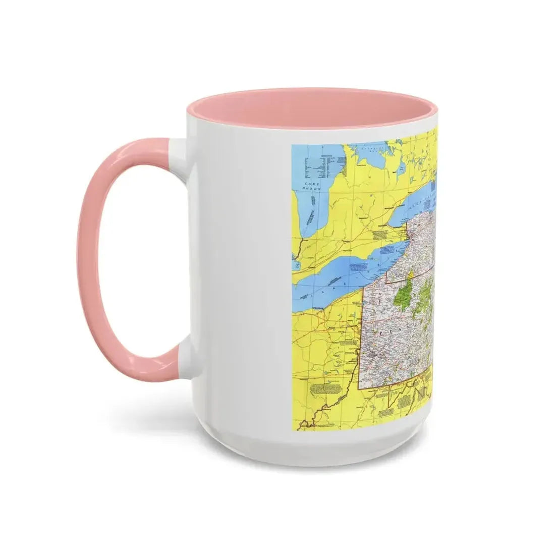 USA - Northeast 1 (1978) (Map) Accent Coffee Mug - Go Mug Yourself
