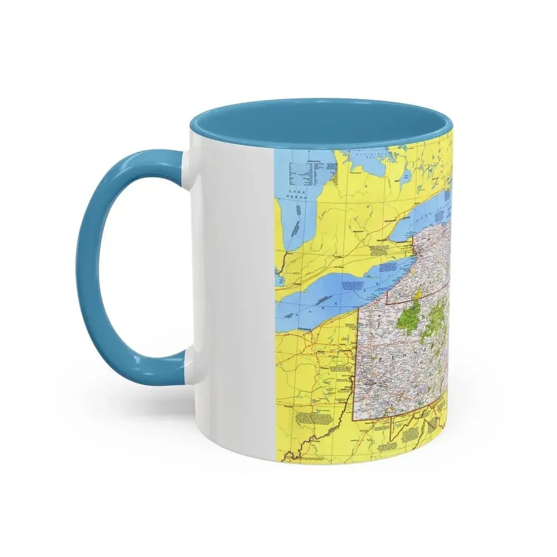 USA - Northeast 1 (1978) (Map) Accent Coffee Mug - Go Mug Yourself