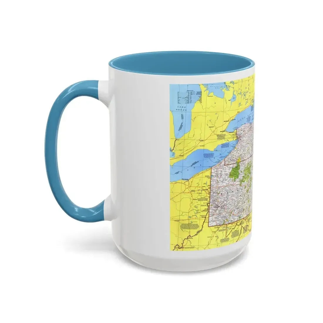 USA - Northeast 1 (1978) (Map) Accent Coffee Mug - Go Mug Yourself
