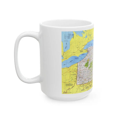 USA - Northeast 1 (1978) (Map) White Coffee Mug-Go Mug Yourself