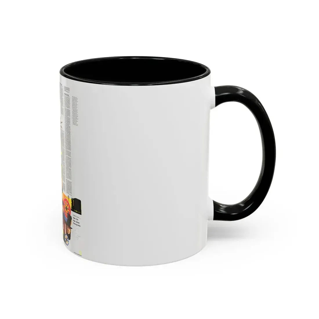 USA - Northeast 2 (1978) (Map) Accent Coffee Mug - Go Mug Yourself