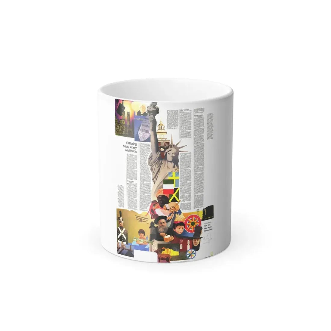 USA - Northeast 2 (1978) (Map) Color Changing Mug 11oz Default Title 11oz - Go Mug Yourself