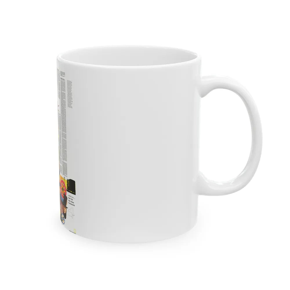 USA - Northeast 2 (1978) (Map) White Coffee Mug-Go Mug Yourself