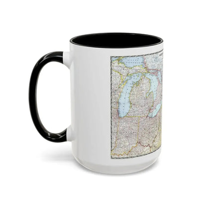 USA - Northeastern (1945) (Map) Accent Coffee Mug - Go Mug Yourself