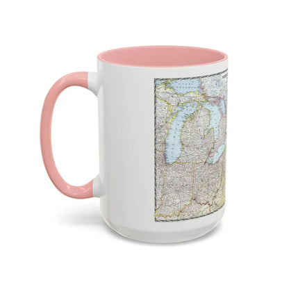 USA - Northeastern (1945) (Map) Accent Coffee Mug - Go Mug Yourself