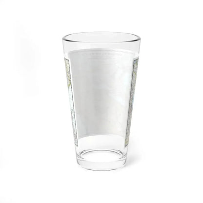 USA - Northeastern (1945) (Map) Pint Glass 16oz - Go Mug Yourself