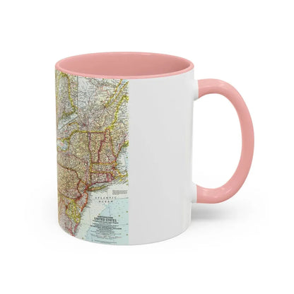 USA - Northeastern & Great Lakes (1959) (Map) Accent Coffee Mug - Go Mug Yourself