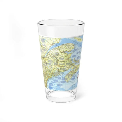 USA - Northern Approaches 1 (1985) (Map) Pint Glass 16oz-16oz-Go Mug Yourself