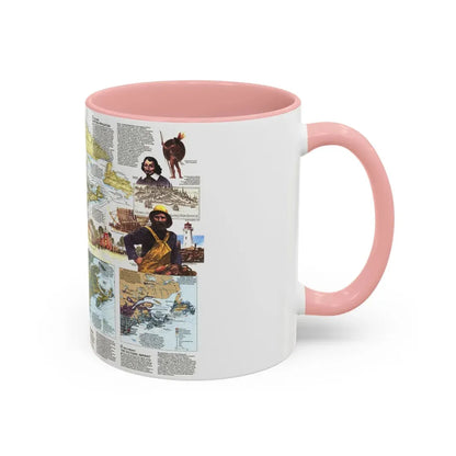 USA - Northern Approaches 2 (1985) (Map) Accent Coffee Mug - Go Mug Yourself